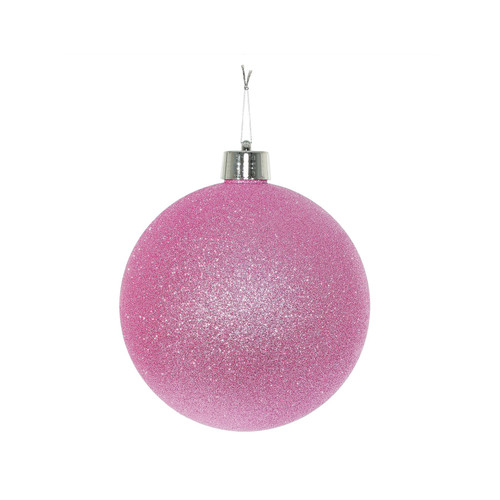 Pink Glitter Shatterproof Bauble (15cm) Pink Glitter Shatterproof Bauble (15cm)