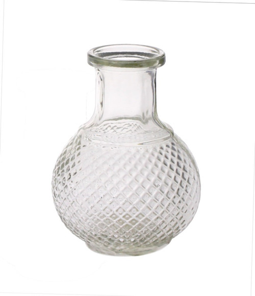 Clear Glass Onion Bottle (11.5cm x 9cm)