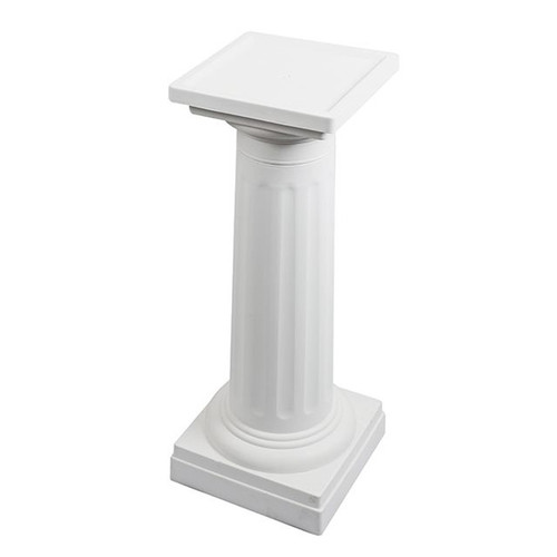 White Roman Plastic Pillar (83cm) White Roman Plastic Pillar (83cm)