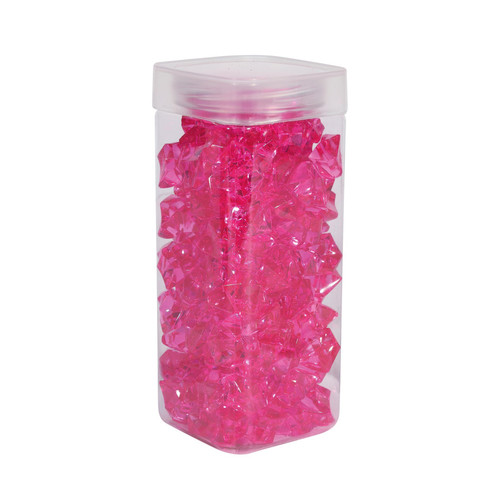 Large Fuchsia Acrylic Stone in Square Jar (300gr) Large Fuchsia Acrylic Stone in Square Jar (300gr)