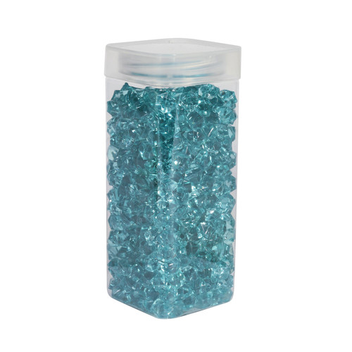 Small Turquoise Acrylic Stone in Square Jar (320gr) Small Turquoise Acrylic Stone in Square Jar (320gr)