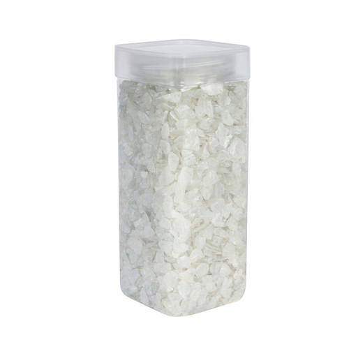 5-8mm Pearlised White Glass Pebbles (750gr) 5-8mm Pearlised White Glass Pebbles (750gr)