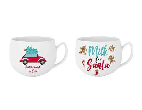 Xmas Printed Mug (500ml) (Assorted Designs) Xmas Printed Mug (500ml) (Assorted Designs)