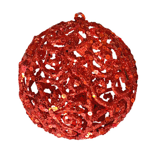 Red Lattice Bauble (13cm) Red Lattice Bauble (13cm)