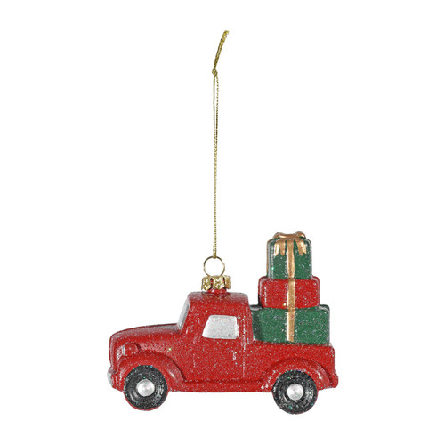 Truck with Gifts Hanging Decoration (8cm) Truck with Gifts Hanging Decoration (8cm)