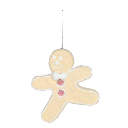 Yellow Gingerbread Man Hanging Decoration (15cm) Yellow Gingerbread Man Hanging Decoration (15cm)