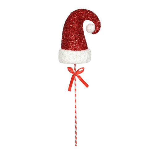Glitter Santa Hat Pick (71cm) Glitter Santa Hat Pick (71cm)