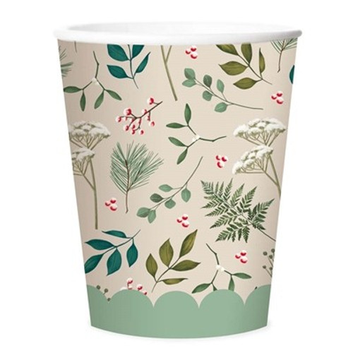 Traditional Christmas Paper Cups (8 Cups) Traditional Christmas Paper Cups (8 Cups)