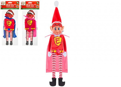 Naughty Elf Superhero Costume