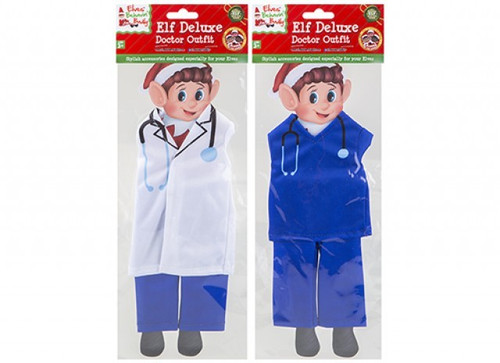 Naughty Elf Doctors Costume (Assorted)