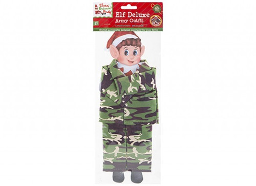 Naughty Elf Army Camo Costume