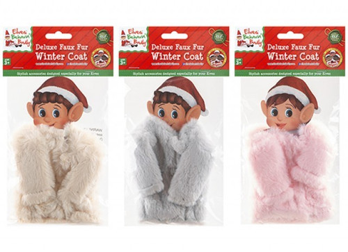 Naughty Elf Fur Coat (Assorted)