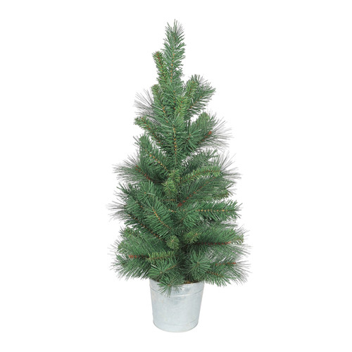 Mini Christmas Tree in Zinc Pot Mini Christmas Tree in Zinc Pot
