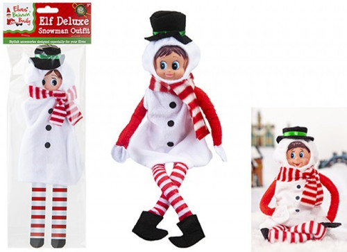 Naughty Elf Snowman Costume