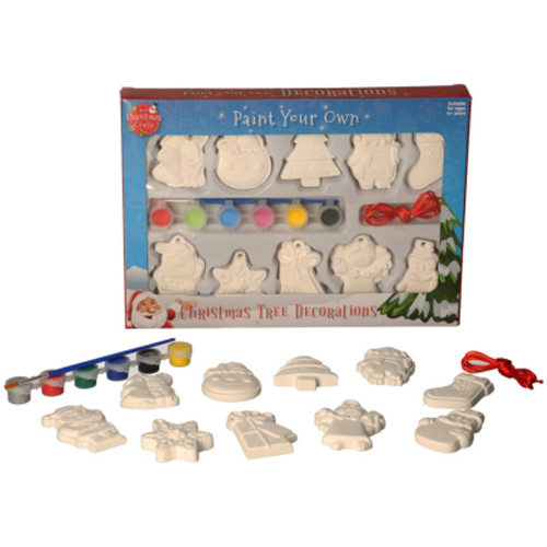 Paint Your Own Christmas Decorations (10 Pcs) Paint Your Own Christmas Decorations (10 Pcs)