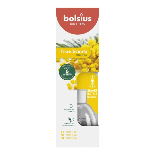 Bolsius True Scents Fragrance Diffuser - Mimosa (60ml) Bolsius True Scents Fragrance Diffuser - Mimosa (60ml)