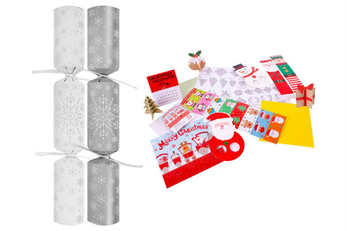 Box of 50 Eco Snowflake Catering Crackers (10 Inch) Box of 50 Eco Snowflake Catering Crackers (10 Inch)