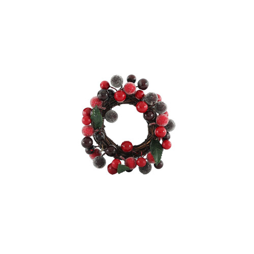 Candle Ring Red Berries (11cm) Candle Ring Red Berries (11cm)