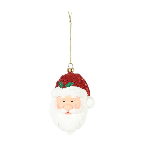 Santa Head Hanging Decoration (11cm) Santa Head Hanging Decoration (11cm)