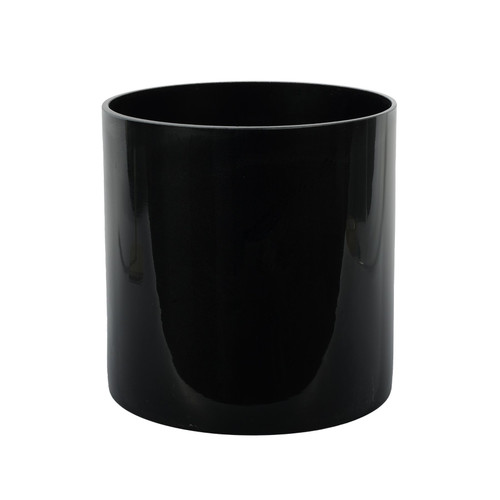 Cylinder Vase - Black Gloss - H20x20cm