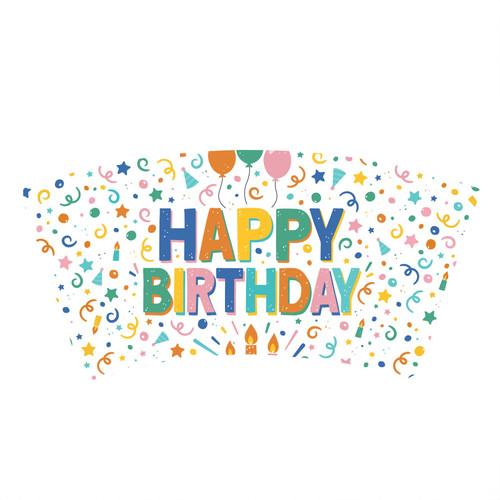 Happy Birthday Paper Cups (8 Pack) Happy Birthday Paper Cups (8 Pack)