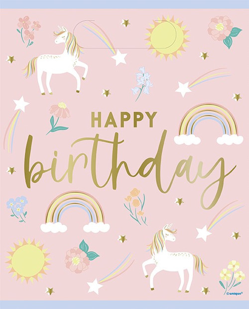 Dainty Unicorn Party Bags (Pack of 8) (Assorted Designs) Dainty Unicorn Party Bags (Pack of 8) (Assorted Designs)