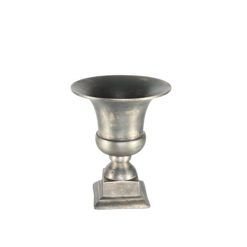 Antique Silver Poseidon Urn (25 x 20.5cm) Antique Silver Poseidon Urn (25 x 20.5cm)