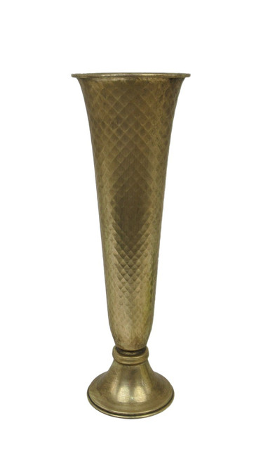 Antique Gold Creation Metal Table Centre Vase (46.5cm) Antique Gold Creation Metal Table Centre Vase (46.5cm)