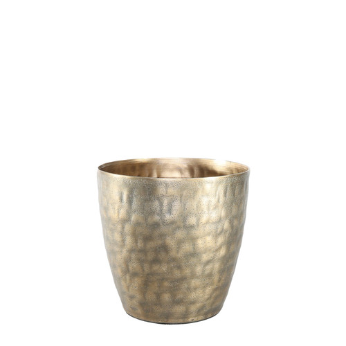 Apollo Antique Gold Tapered Planter Pot (15cm)