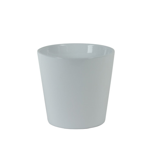 Hortus Vienna Glossy White Ceramic Pot (15cm) Hortus Vienna Glossy White Ceramic Pot (15cm)