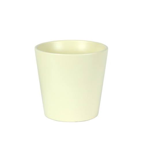 Hortus Vienna Matt Cream Ceramic Pot (15cm) Hortus Vienna Matt Cream Ceramic Pot (15cm)