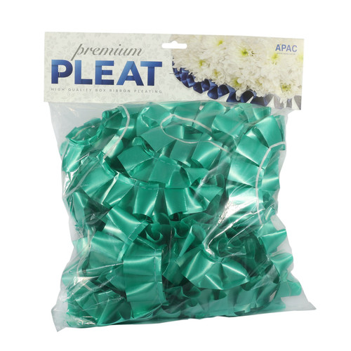 Premium Emerald Green Pleat Ribbon (50mm x 10m) Premium Emerald Green Pleat Ribbon (50mm x 10m)