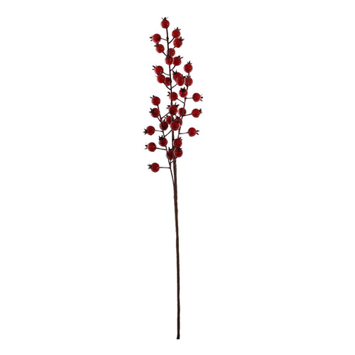 Red Mini Rose Hip Stem (55cm) Red Mini Rose Hip Stem (55cm)