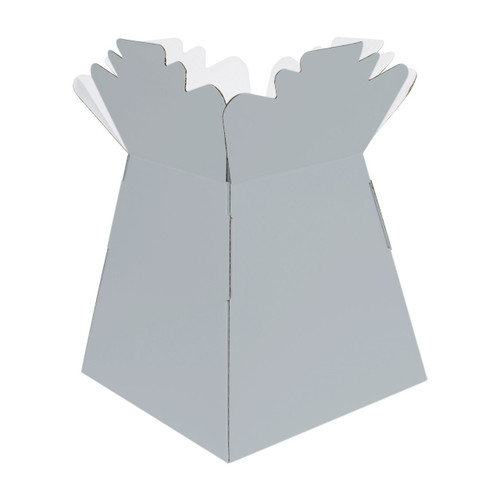 Pearlised Grey Living Vase (Pack of 30)