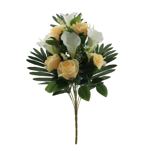 Essential Peach Rose and Lily Bouquet Essential Peach Rose and Lily Bouquet