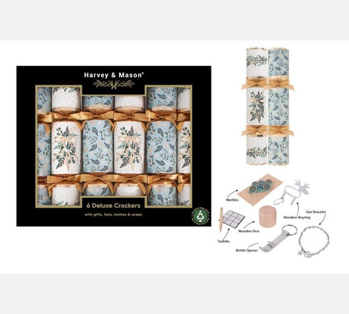 6 Deluxe Mistletoe Crackers (13.5inch) 6 Deluxe Mistletoe Crackers (13.5inch)