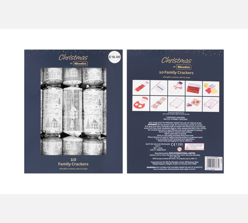 10 Silver House Crackers (12inch) 10 Silver House Crackers (12inch)