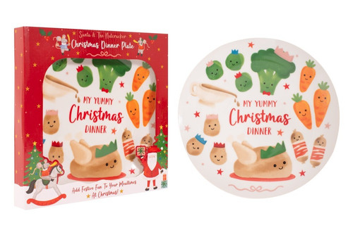 Santa & The Nutcracker Kids Dinner Plate Santa & The Nutcracker Kids Dinner Plate