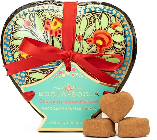 Booja-Booja Chocolate Salted Caramel Heart-shaped Box (115g) Booja-Booja Chocolate Salted Caramel Heart-shaped Box (115g)