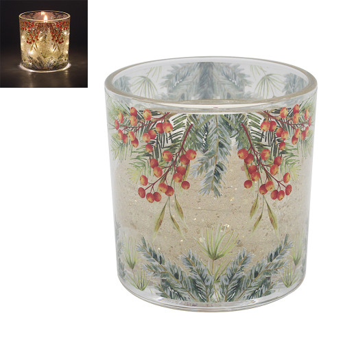 Holly & Berry LED Candle Holly & Berry LED Candle