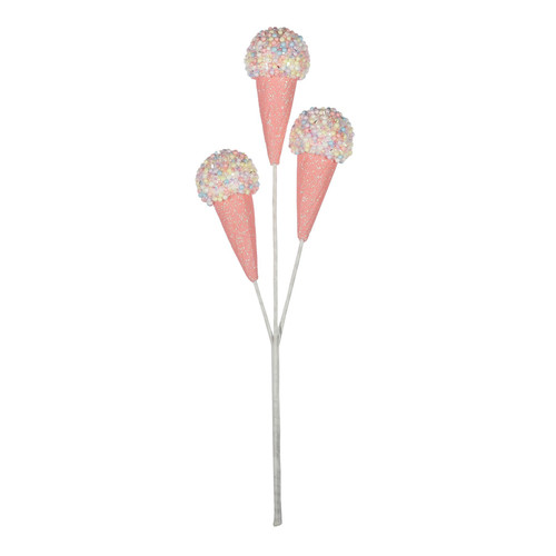Pink Ice Cream Cone Spray (53cm) Pink Ice Cream Cone Spray (53cm)