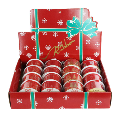 Simply Red Ribbons (Set of 16)