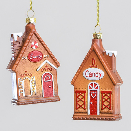 Charming Gingerbread House Hanging Decoration (12cm) (Assorted Designs)
