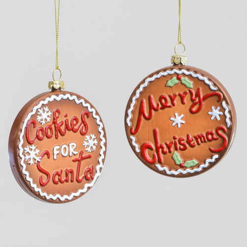 Gingerbread Cookie Hanging Decoration (10cm) (Assorted Designs)