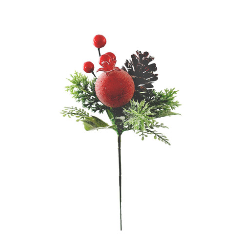 Pomegranate, Berry & Cone Pick (22cm)
