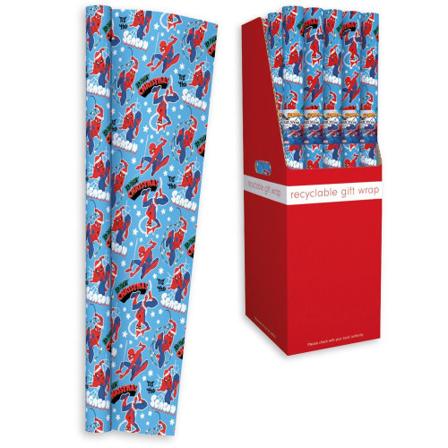 Christmas Wrapping Paper Spider Man (50.2x69cm)