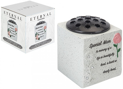 Memorial Grave Flower Pot Mum