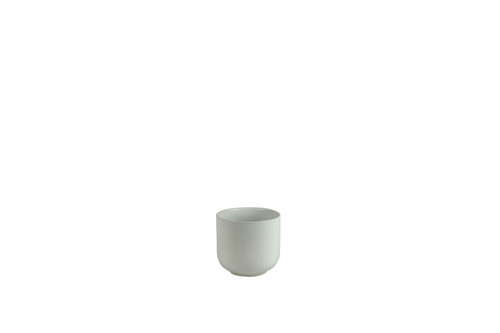 Hortus Havana Matt White Ceramic Pot (11cm)