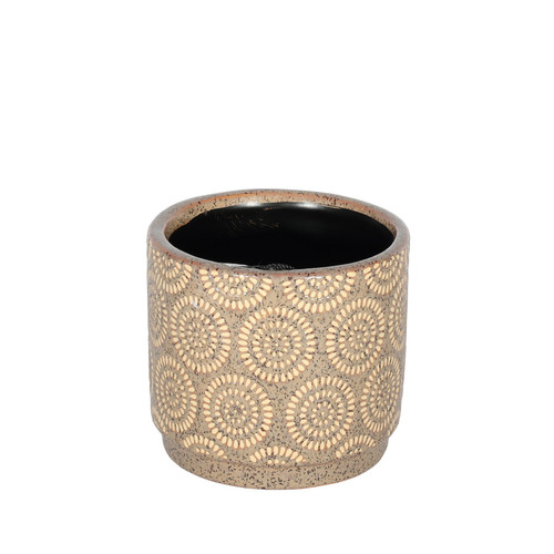 Brown Hortus Linea Pot (11.5 x 10.5cm)