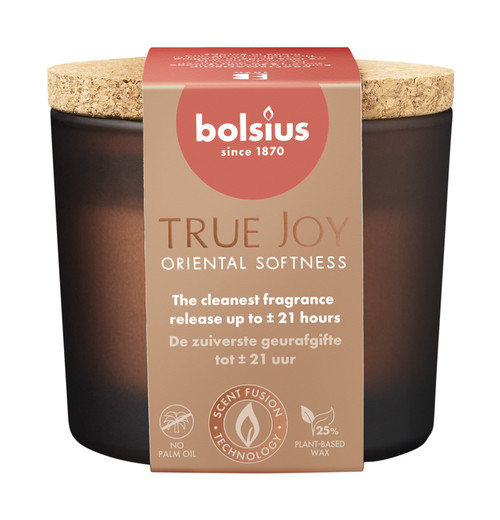 True Joy Fragrance Glass Candle - Oriental Softness